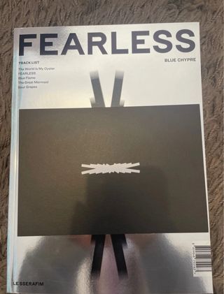 Le Sserafim Fearless Blue Chypre Ver. Kpop Album