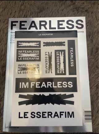 Le Sserafim Fearless Blue Chypre Ver. Kpop Album