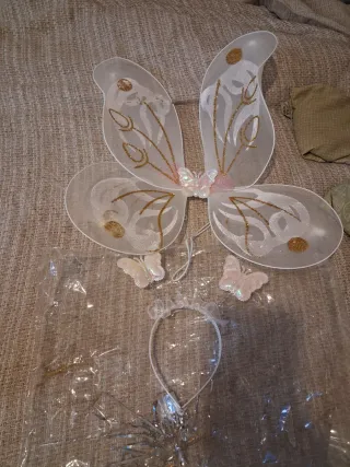 Alas mariposa y diadema mariposas disfraz