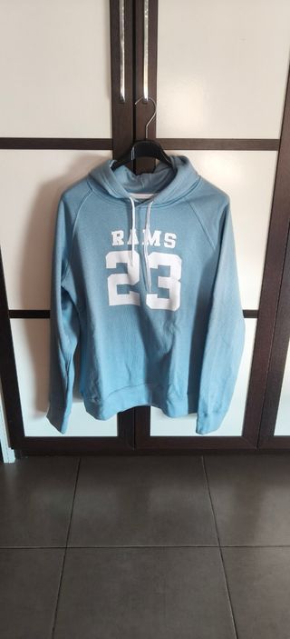 Sudadera Rams 23 Azul y Blanca