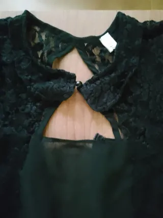 Vestido negro tipo Miércoles
