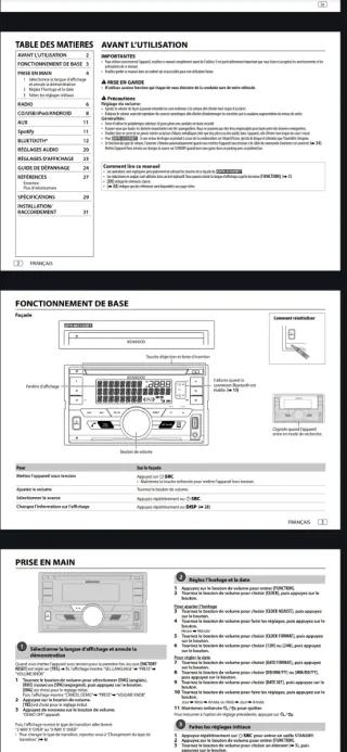 Radio CD Kenwood DPX-5100BT 2 DIN
