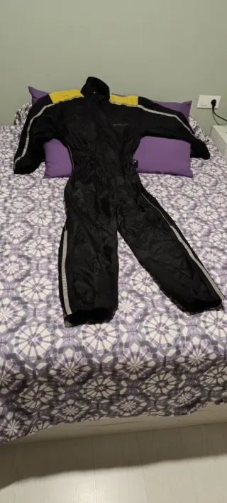Traje de Agua Moto BMW Negro/Amarillo talla M