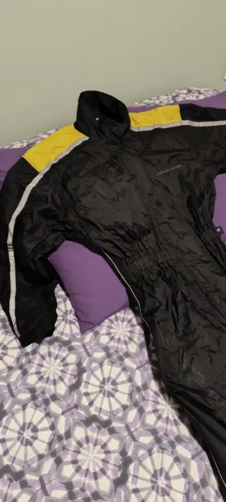 Traje de Agua Moto BMW Negro/Amarillo talla M