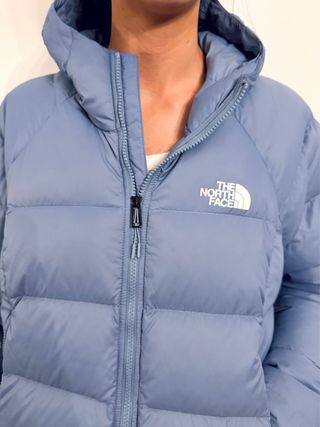 The North Face plumífero azul perla ultralight