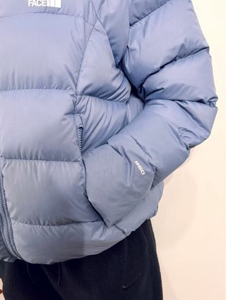 The North Face plumífero azul perla ultralight