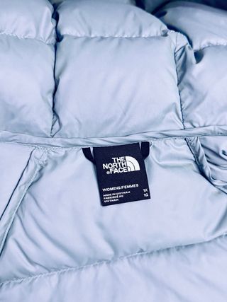 The North Face plumífero azul perla ultralight