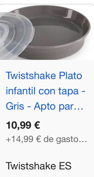 Lote Twistshake: mat y Platos