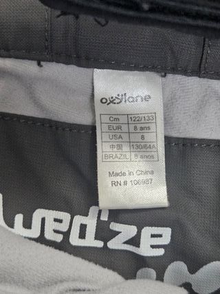 Conjunto Esquí Infantil Talla 8