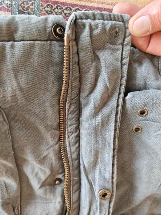 Chaqueta verde militar hombre