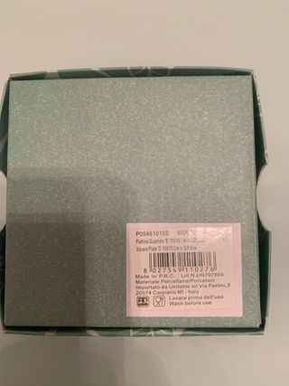 Piattino La Porcellana Bianca con S