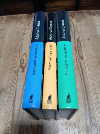Tres libros de Agatha Christie