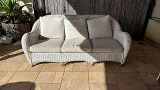 Conjunto de Muebles de Jardín de Mimbre