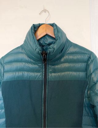 Chaqueta de pluma de oca Duvetica verde / turquesa