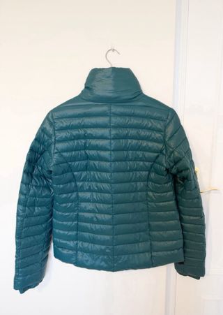 Chaqueta de pluma de oca Duvetica verde / turquesa
