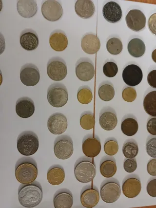 Lote de monedas antiguas