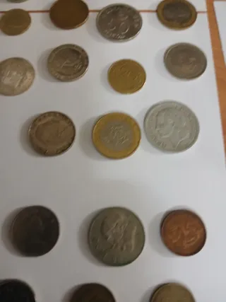 Lote de monedas antiguas