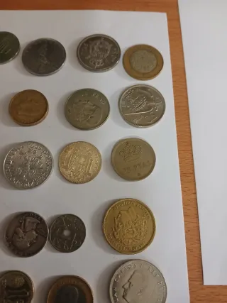 Lote de monedas antiguas