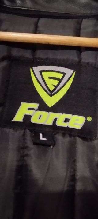 Chaqueta de cuero Force Café Racer Talla L