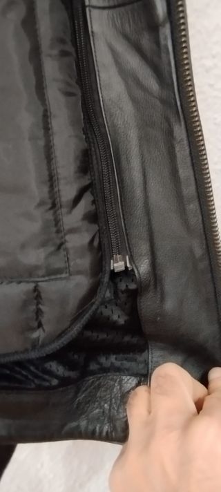 Chaqueta de cuero Force Café Racer Talla L