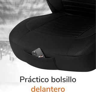 NUEVO! (27€) Fundas Asientos Delantero Coche Negro