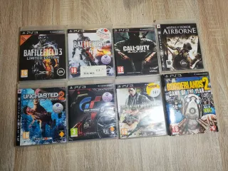 Lote 8 Juegos PS3: Battlefield, Uncharted, Call of