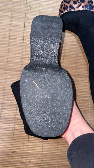 Botas altas leopardo negras