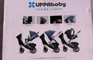 Carrito Uppababy Vista + Rumble Seat