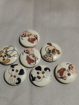 Bottoni decorativi con cagnolini