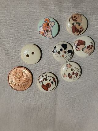 Bottoni decorativi con cagnolini