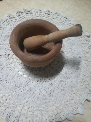 Set Decoración Madera: Jirafa y Recipientes