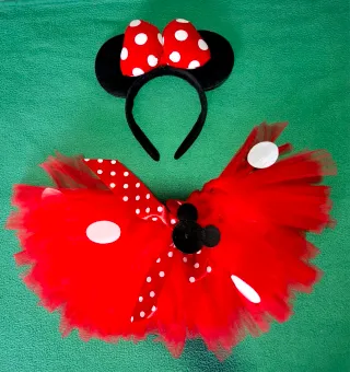 Disfraz Minnie Mouse 12 meses NUEVO