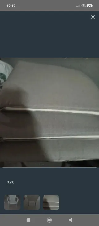 Conjunto mesa, sillones de resina y cojines.