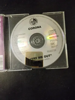 Corona - Try Me Out Maxi Single Promo 1995