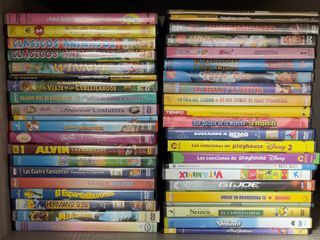 Lote 38 Películas DVD Infantiles Variadas