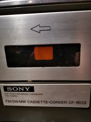 Radio Cassette Sony CF-160S FM/SW/MW