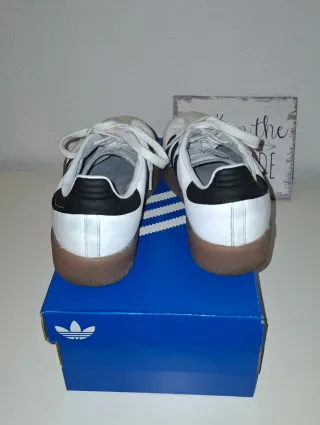 Adidas Samba W Zapatillas Blancas y Negras