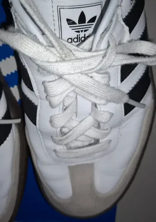 Adidas Samba W Zapatillas Blancas y Negras