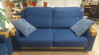 Sofás 2 y 3 plazas azul