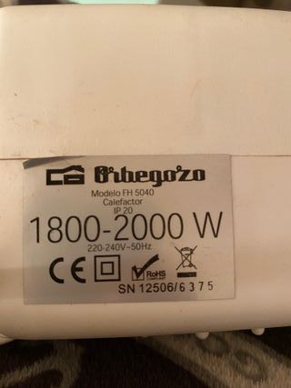 Calefactor InstaHeater 600W Enchufable