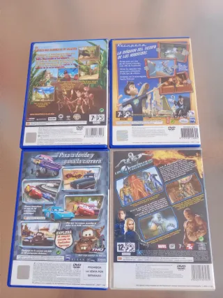 Pack 4 Juegos PS2 Infantiles: Ant Bully, Cars, Rob