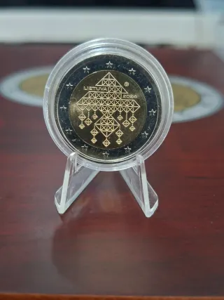 Lituania 2€ 2024 Jardines de paja