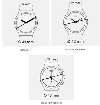 Bracciale per Swatch Irony Chrono Aluminium