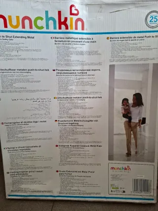 Barrera de seguridad Munchkin metal extensible