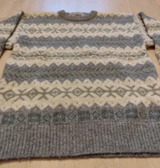 Jersey Vintage de punto Geométrico