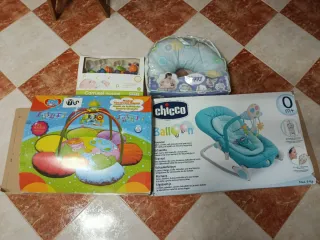 Cojín Lactancia, Carrusel Musical y Hamaca Bebé