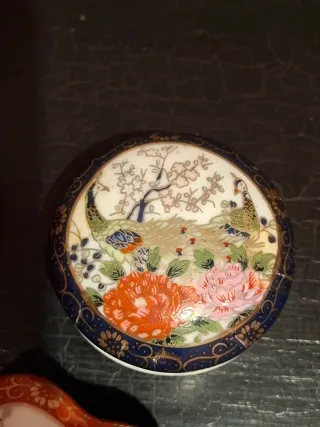 3 cajitas porcelana japonesa Satsuma