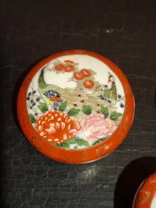 3 cajitas porcelana japonesa Satsuma