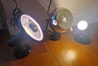 Tris lampade Targetti Space Age