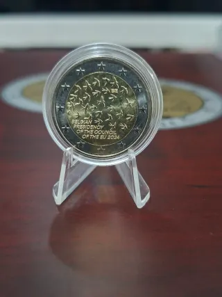 Moneda 2€ Bélgica Presidencia UE 2024